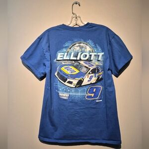 Vintage Nascar Chase Elliot Blue Graphic T-Shirt | Size Medium